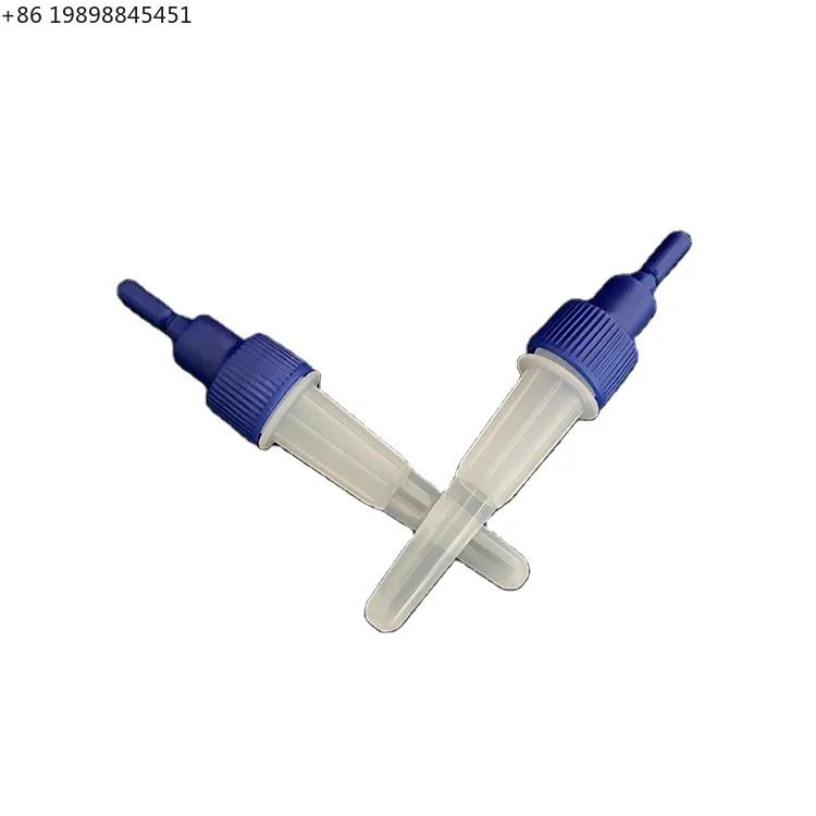 Disposable PE PP 2ml Sample Extraction Tube DNAse RNAse Free With Dropper For Laboratory Sample Collection Application