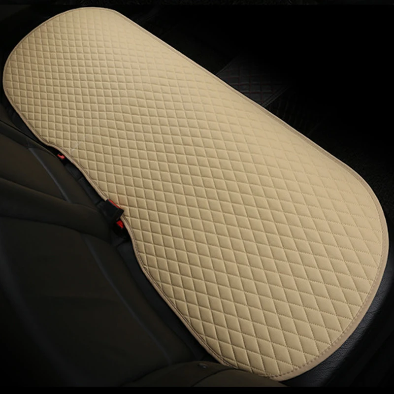 

Universal Leather Car Seat Cover Backseat Rear Waterproof Cushion Protector Four Seasons Anti Slip Interior Accessories