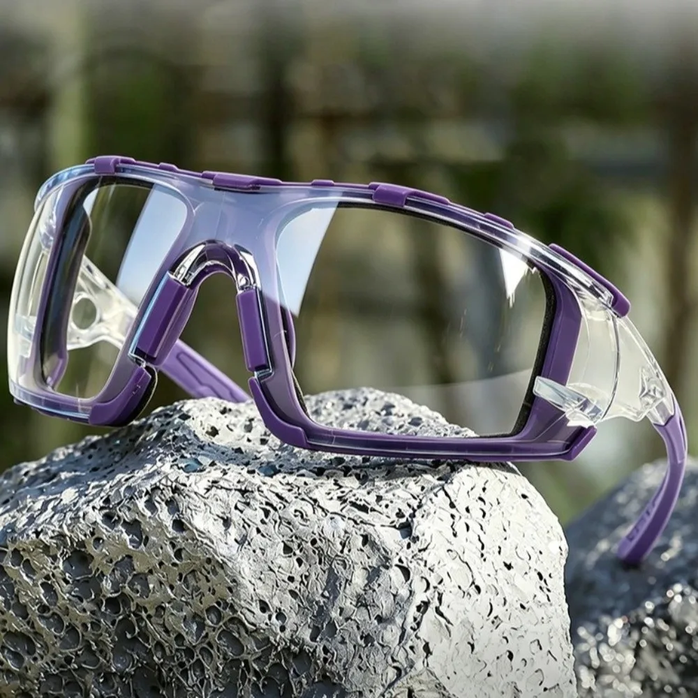 Fashion Anti Wind Sand Transparent Goggles Safety HD Protective Sports Glasses Protective Windproof Goggles Night Driving
