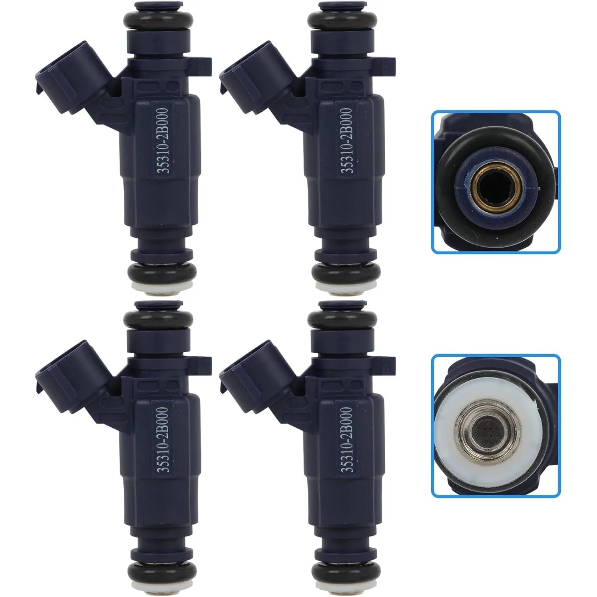 Fuel Injector 4PCS 35310-2B000 0280157174 FJ1108 For Kia Soul 2010-2011