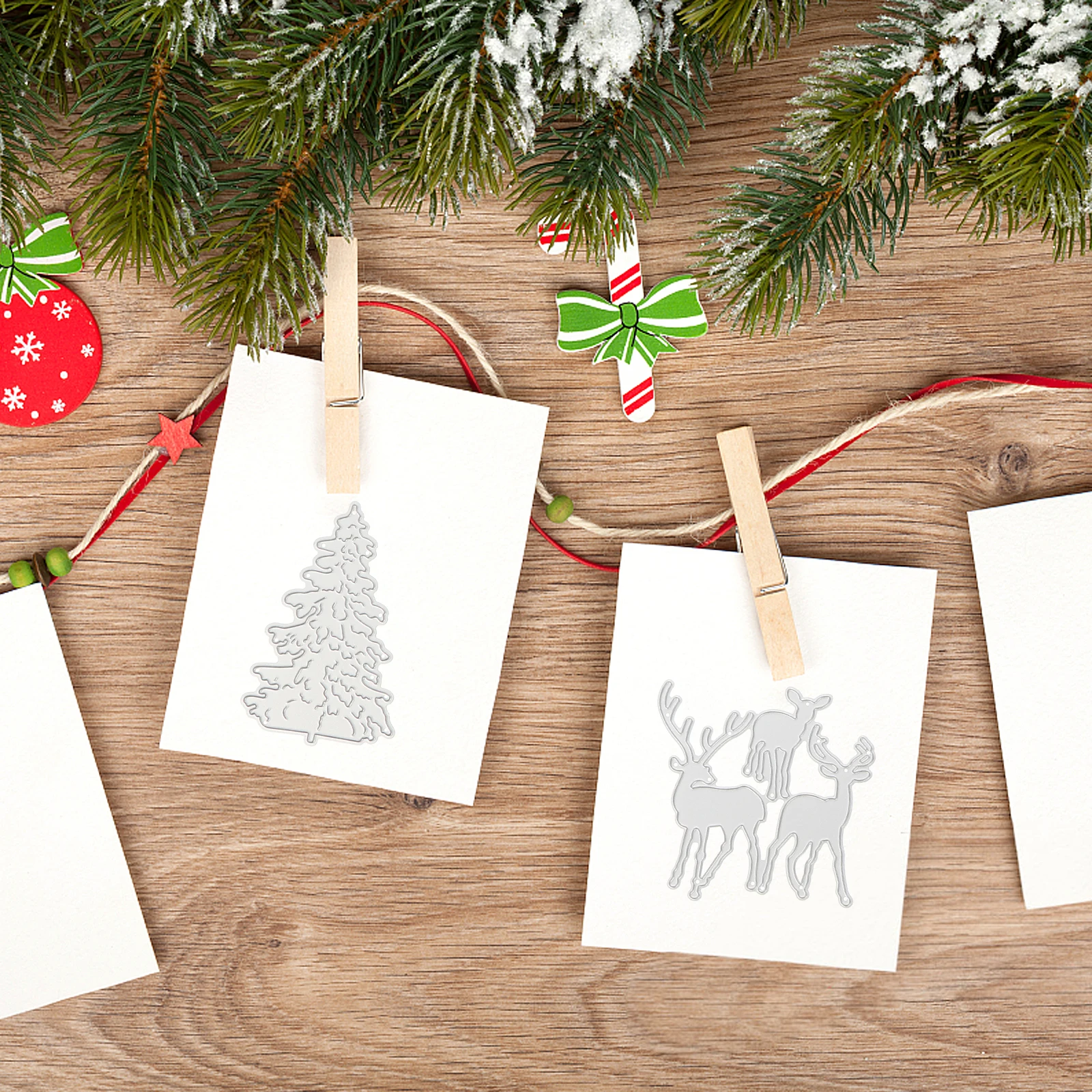 

9 Pcs DIY Cutting Knife Mold Christmas Craft Metal Dies Stencils for Carbon Steel Child Embossing