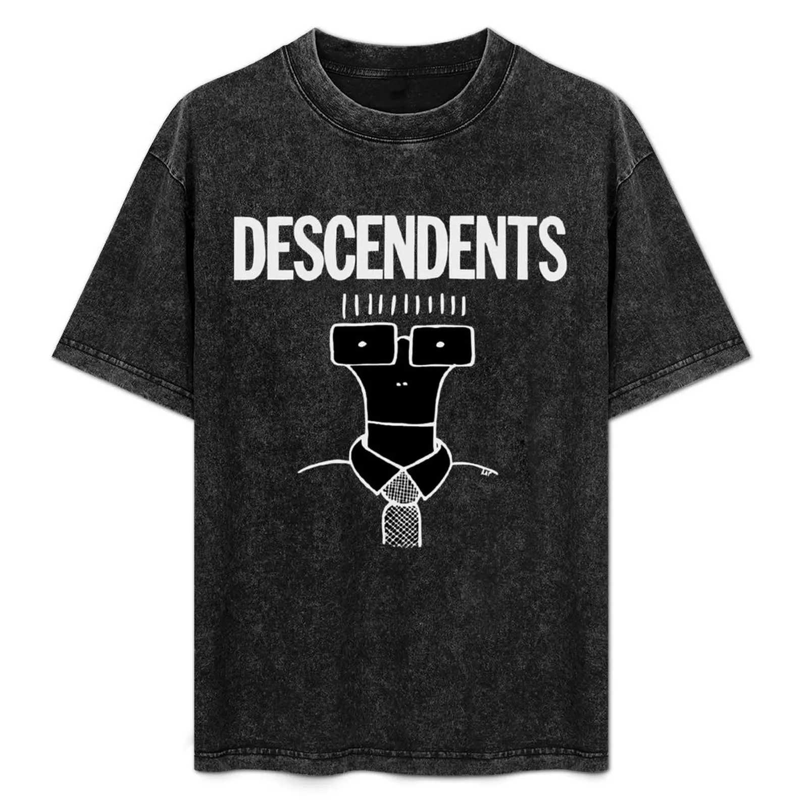 yangselama-Descendants-band-mnyenangkanFitted Scoop T-Shirt blue archive anime mens clothes