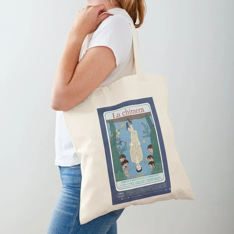 La Chimera Movie Poster Tote Bag large size bags eco pack Women's shopper Reusable bags