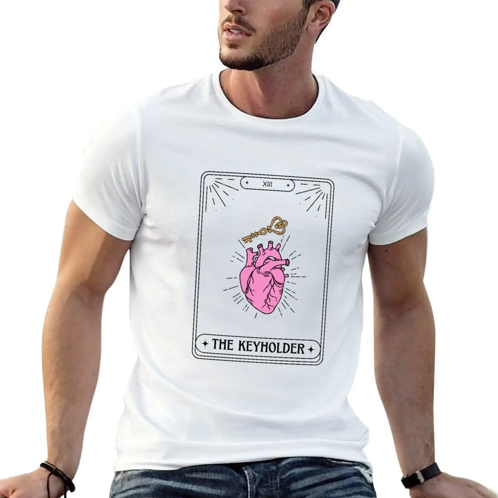 The Keyholder Tarot T-Shirt Breathable Gym Short Sleeve T-Shirt