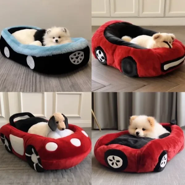 

Cross-border original hot sale, human dog bed, sports car pet nest, oversized pet sofa, indoor pet