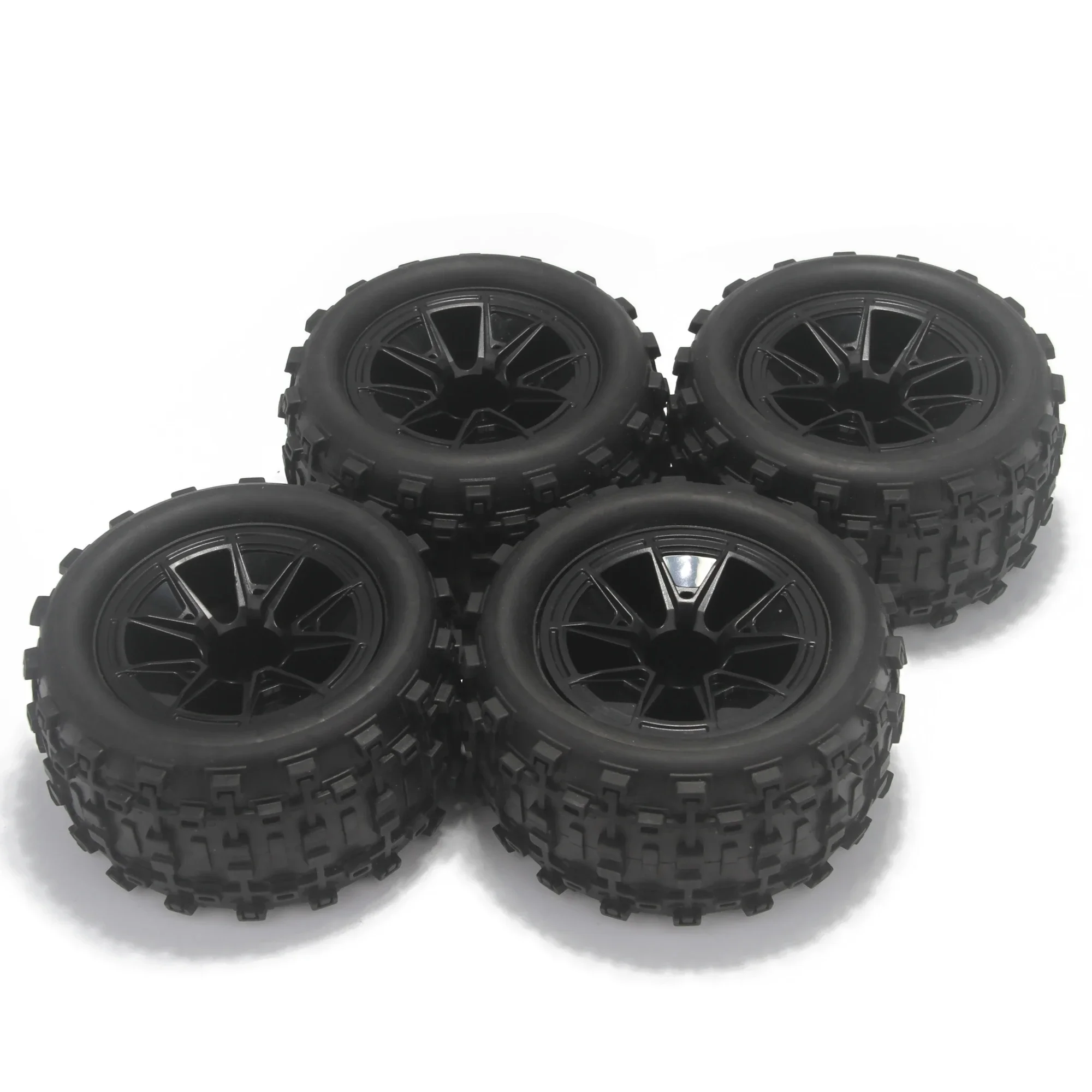 85mm Skidproof Rubber Wheel Tyre Wear-resistant Off-road Vehicle Tire for Smax 1625 Wltoys 144001 HBX 16889 16890 SCY 16101 PRO