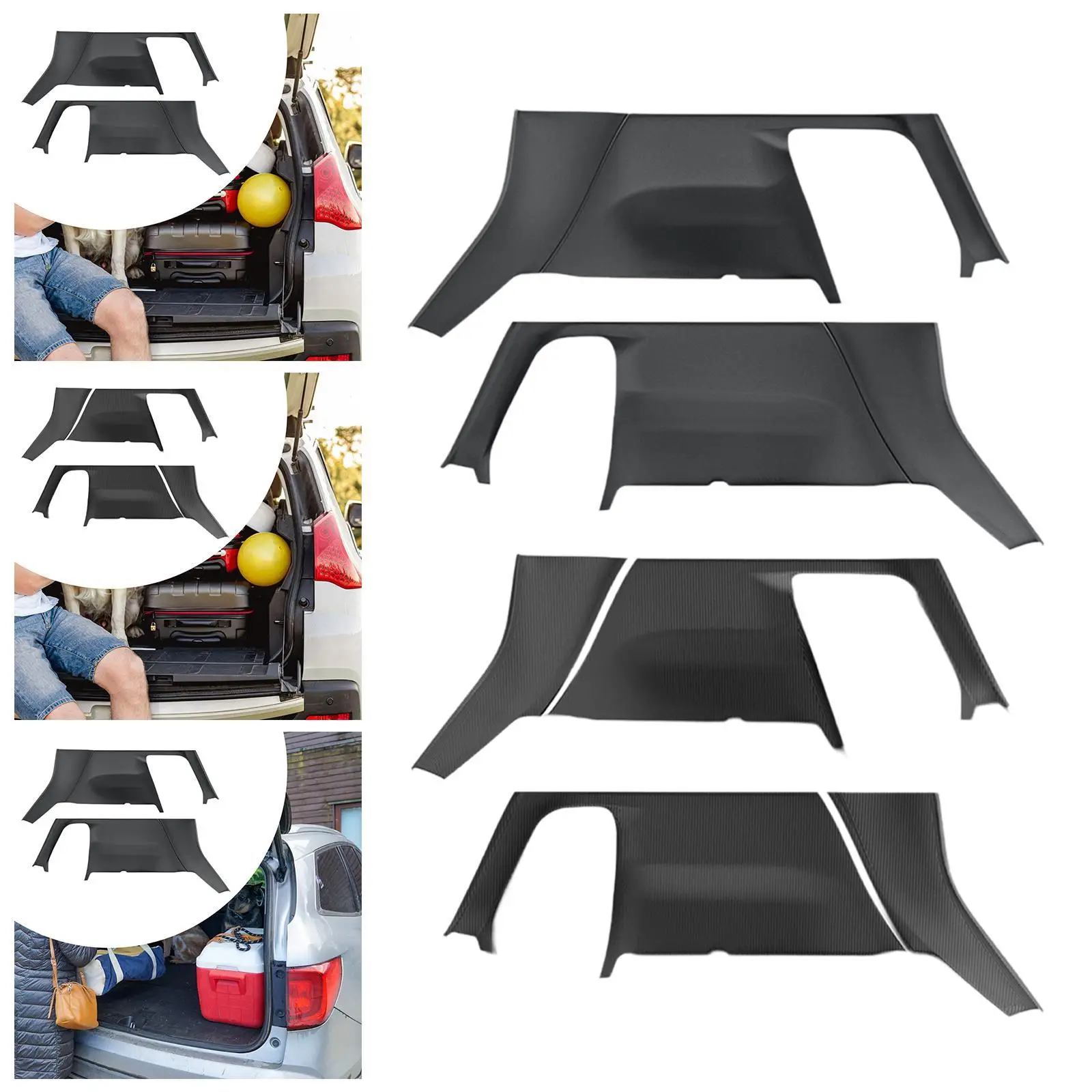 

Trunk Side Guard Cover Anti Kick Pad for Model Y Easy to Install Premium Side Protector Rear Trunk Side Pad Direct Replace