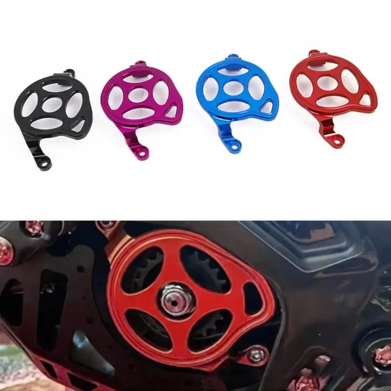 M76E Anodized Aluminum Motor Guard Plate for Electric Dirt Bikes, Open Cut Cover with Lower Motor Area Form Use Part Detail