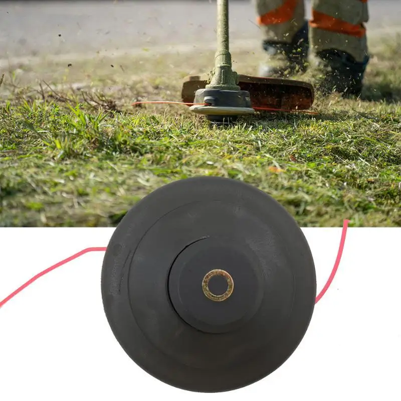 【BA】Universal Aluminum Nylon Brush Mower Bump Spool Grass Trimmer 2 Lines Cutter Head Thread Line String Saw Grass Brush Mower