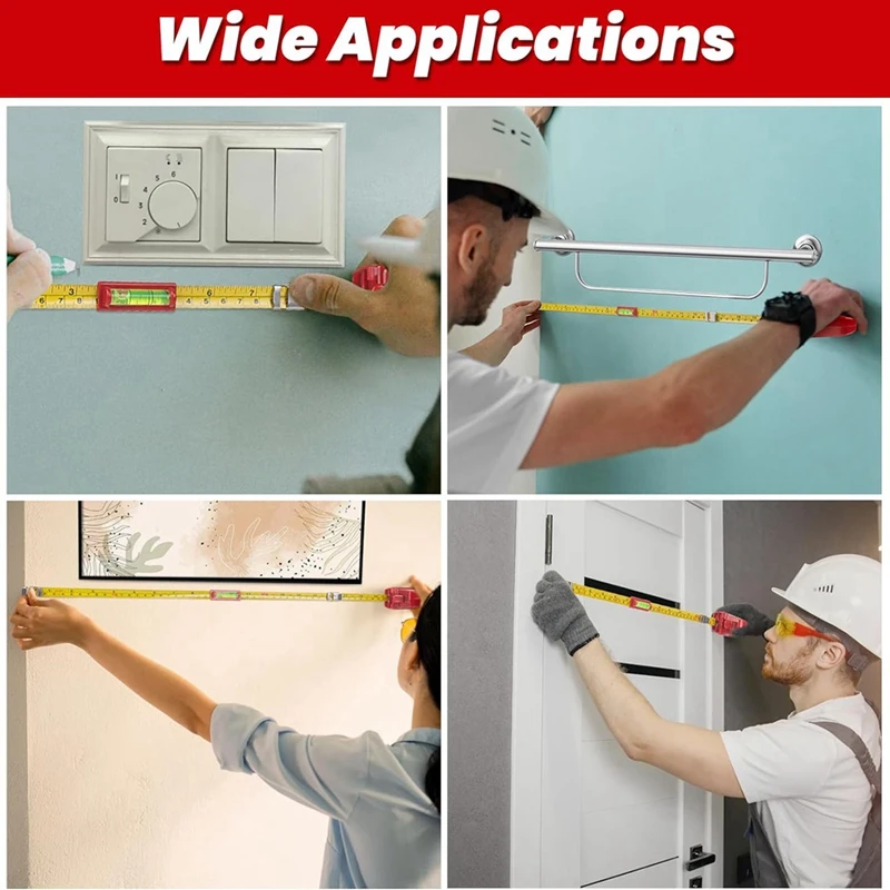 Top-Picture Hanging Tools All In 1 Picture Hanger With Picture Frame Level Ruler Portable Wall Hanging Kit