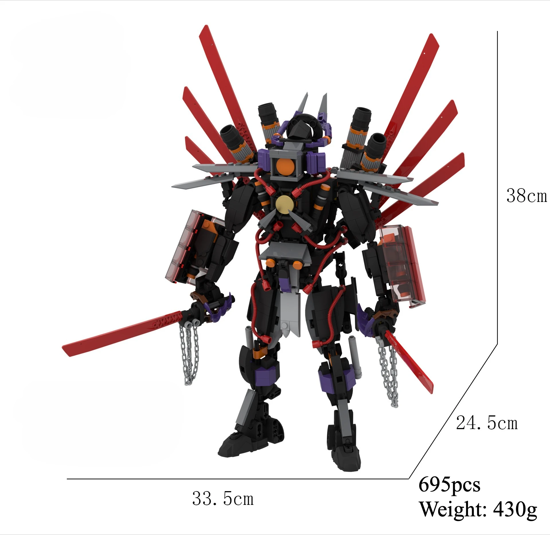 Doomsday Watcher Skibidi haut-parleur de toilette Titan modèle Titan TV homme Titan caméraman blocs de construction figurine poupées décor