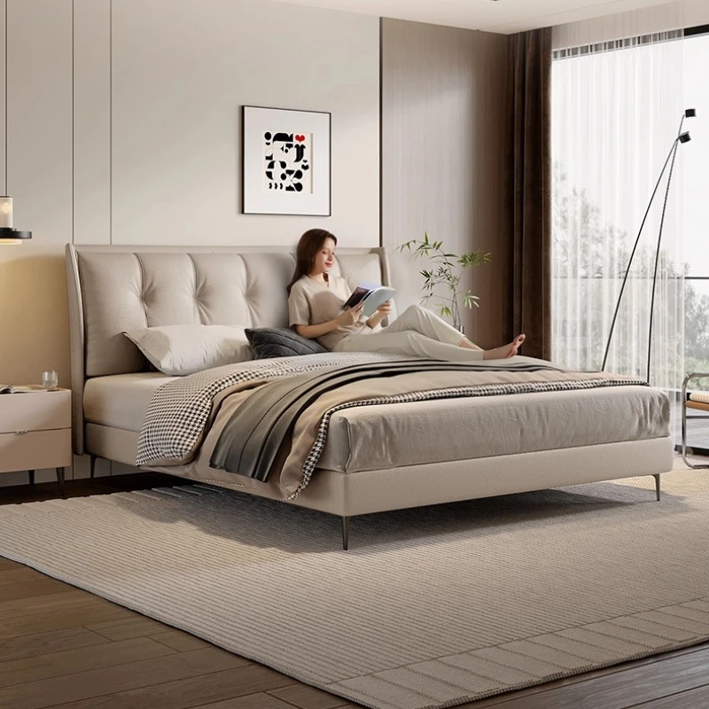 

180x200 см деревянные каркасы, двуспальная кровать, королевский размер, роскошная двуспальная высокая кровать для спальни, изголовье, портативная современная новая мебель для сна