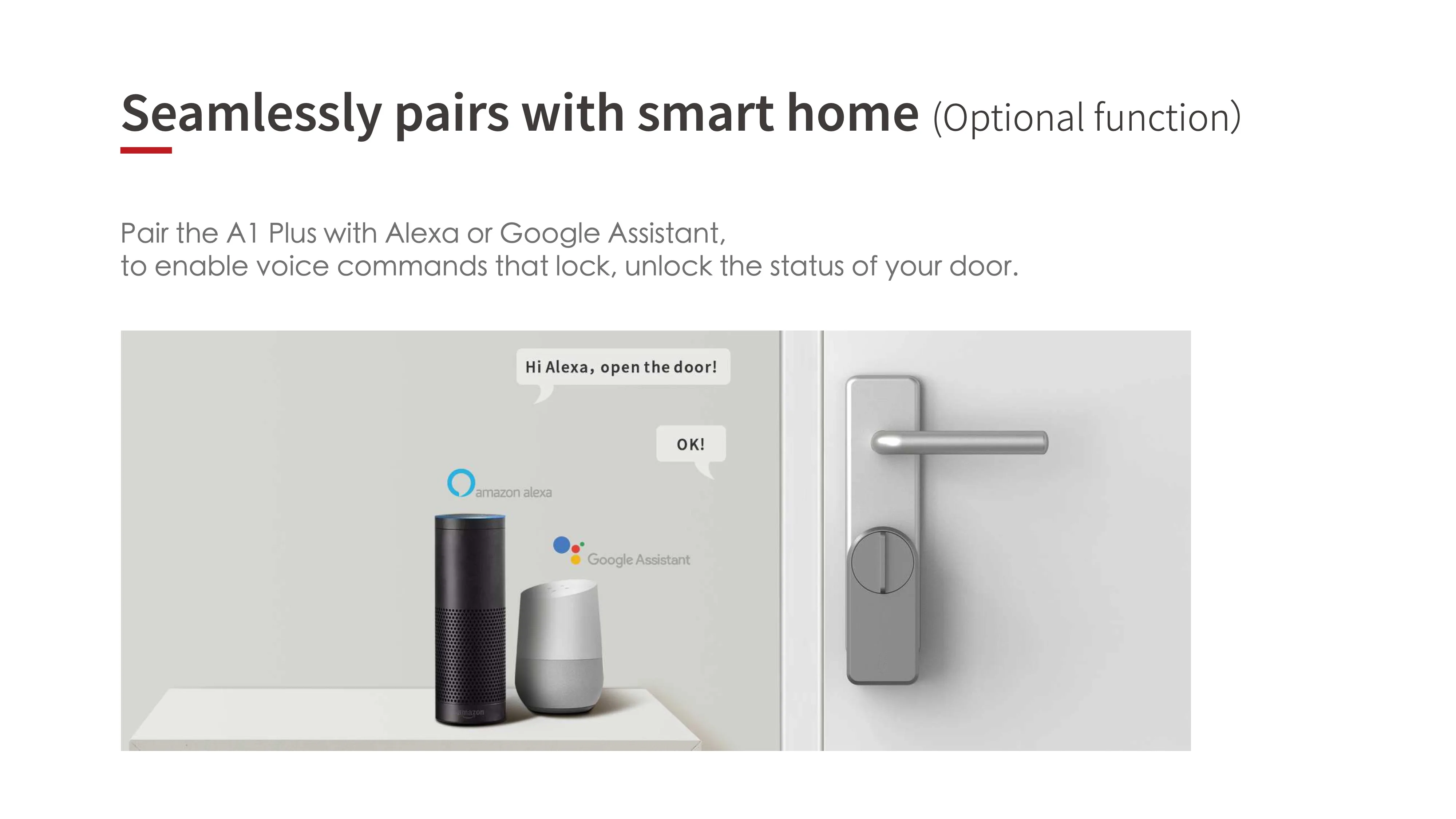Tuya Smart Lock for Hotels Apartments & Offices - Bluetooth APP Fingerprint Password Smart Key Unlocking