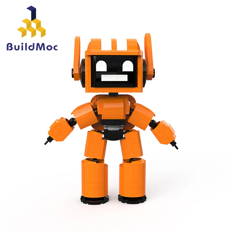 Moc K-VRC robô blocos de construção kit animação inteligente futuro amor robô tijolos modelo brinquedo diy crianças montar cérebro brinquedos presente