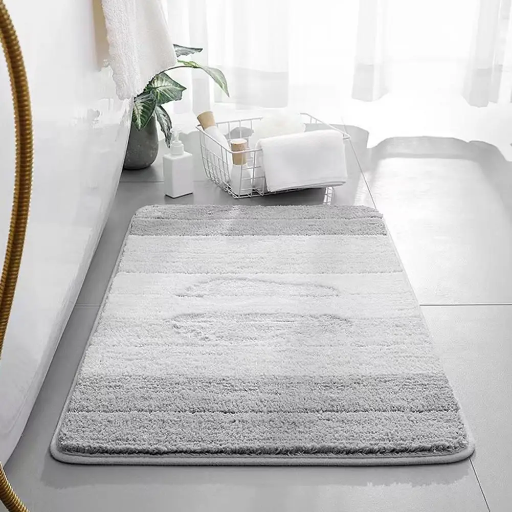 

Современный коврик для ванной, удобный коврик для ванной, мягкий абсорбирующий градиентный цветной коврик для ванной, современный Быстросохнущий нескользящий коврик для душа