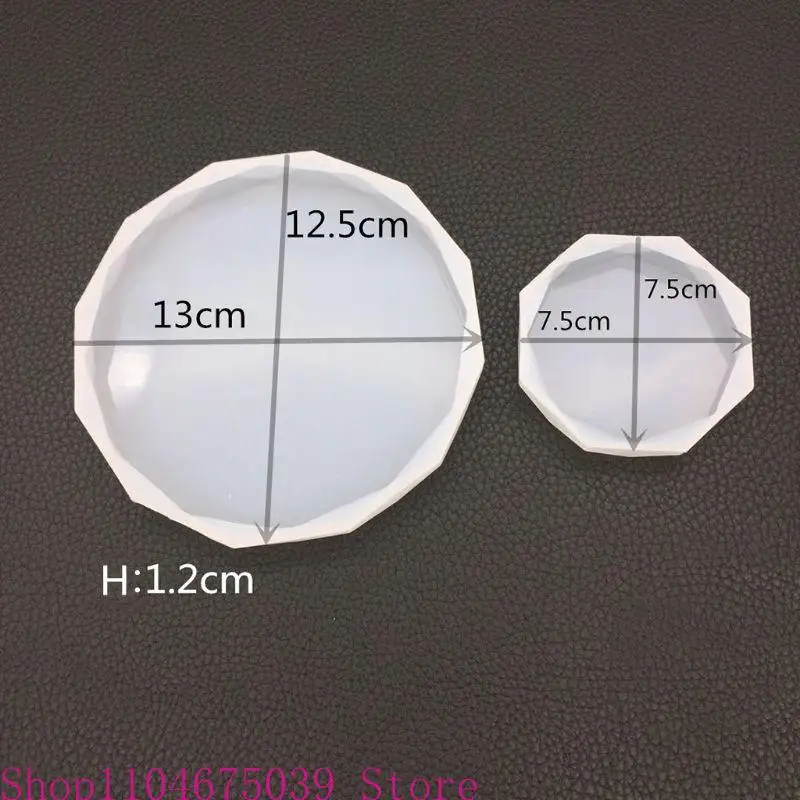 5ASD DIY 결정 에폭시 수지 실리콘 몰드 수제 형상 트레이 수지 금형