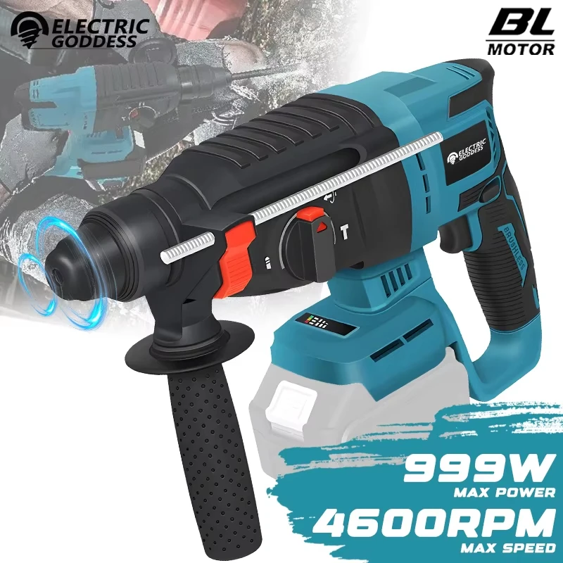 electric-goddess-brushless-electric-hammer-forward-and-reverse-concrete-multi-functional-electric-tool-for-makita-18v-battery