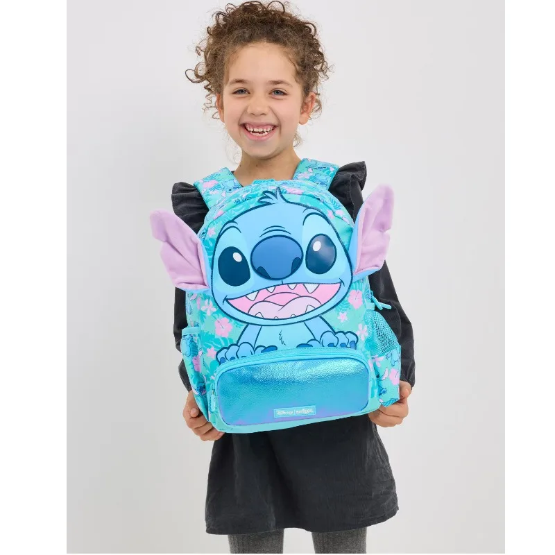 Set di zaini per bambini Stitch Kawaii Zaino per studenti di cartoni animati per bambini Borsa per il pranzo Astuccio per penne Zaino casual ad alta capacità regalo