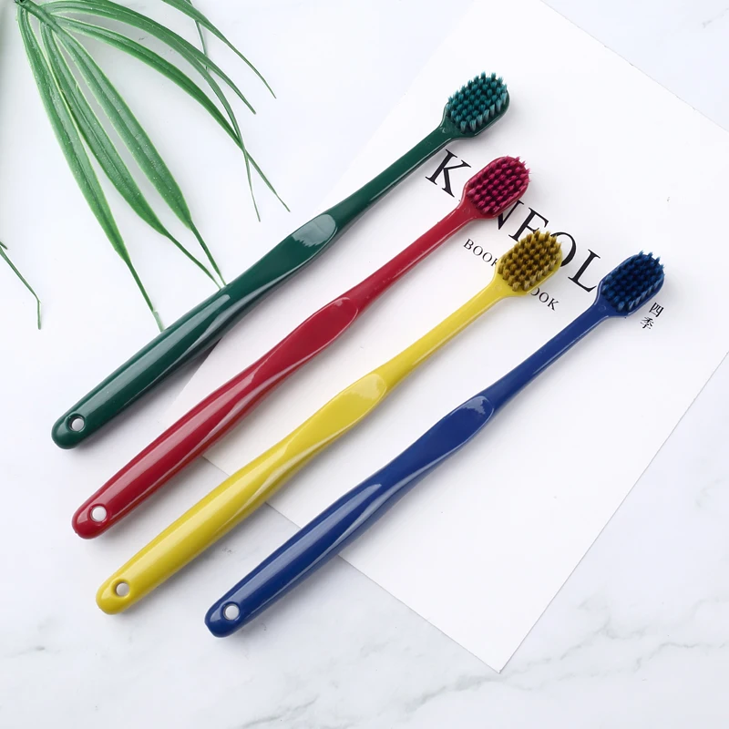 Dotido Wide Head toothbrush Couple Japan Series 2 Soft bristle toothbrush Small tray couple toothbrush