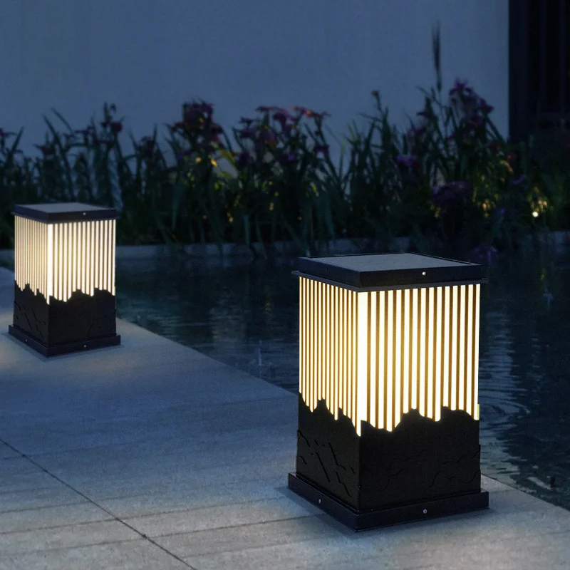 

Simplicity 3000k/6500K Solar Outdoor Lighting Modern Led Garden Lights Solar