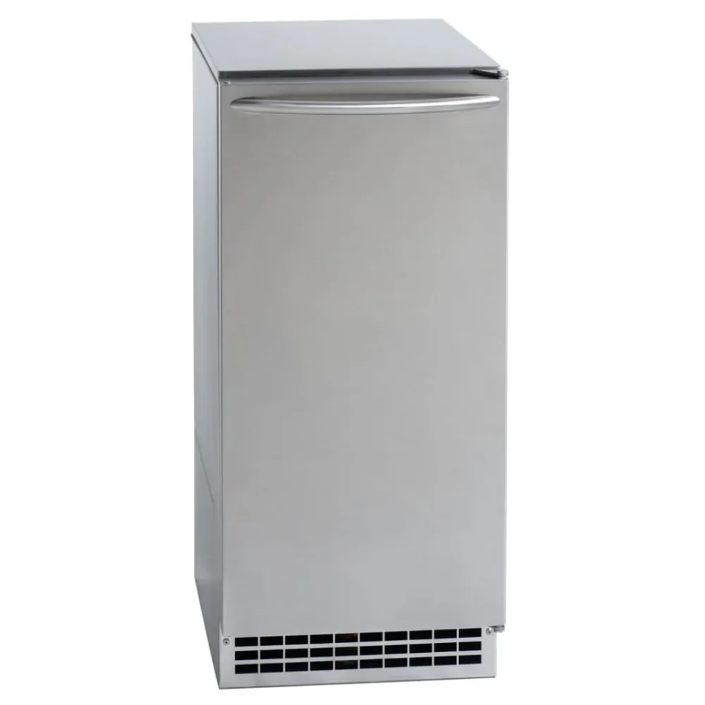 Independent ice maker with air condensation device, pure ice technology 115V plug-in, stainless steel silent operation