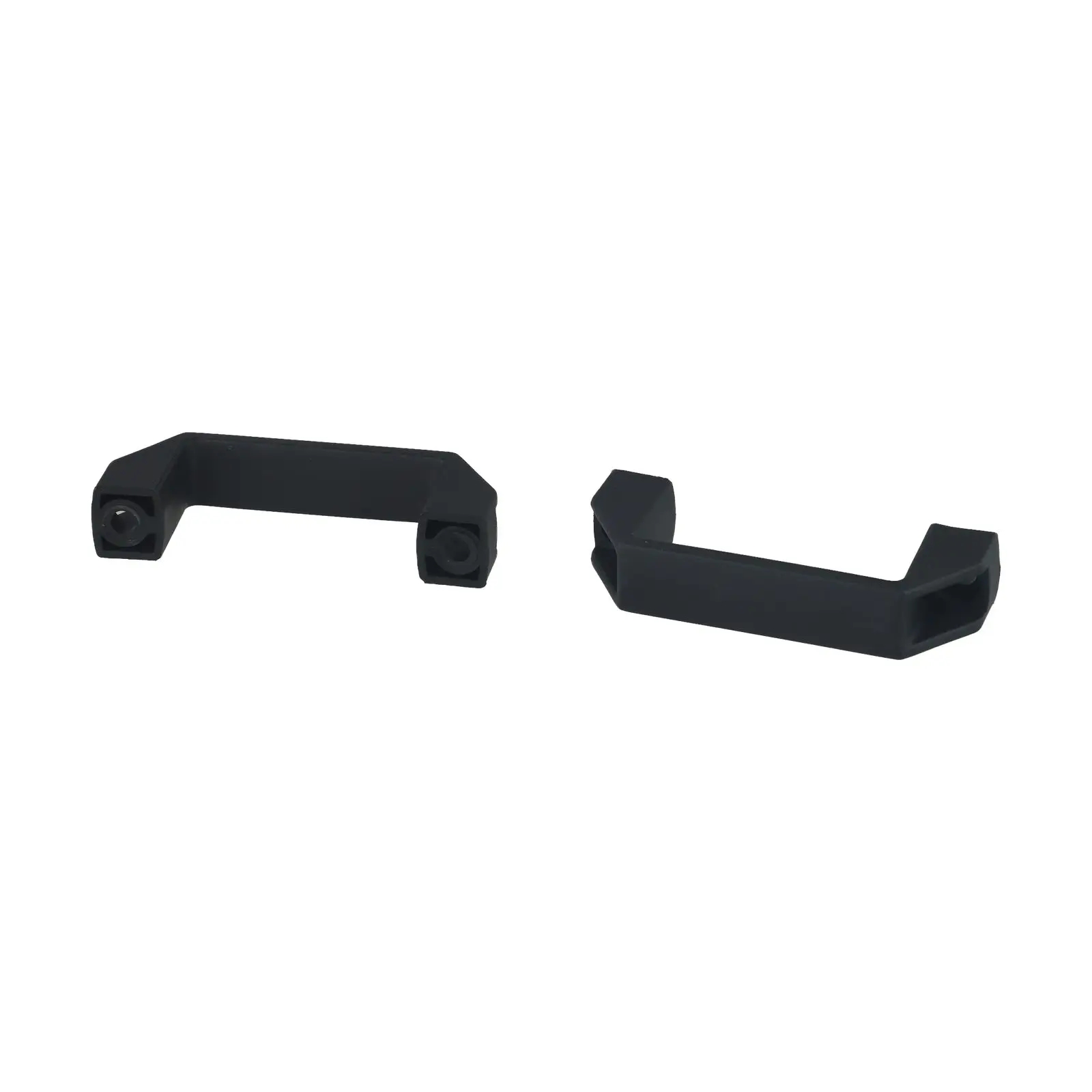 2pcs 두꺼운 나일론 캐비닛 도어 핸들 나일론 플라스틱 90mm 120mm 180mm 블랙 캐비닛 핸들 하드웨어 홈 개선