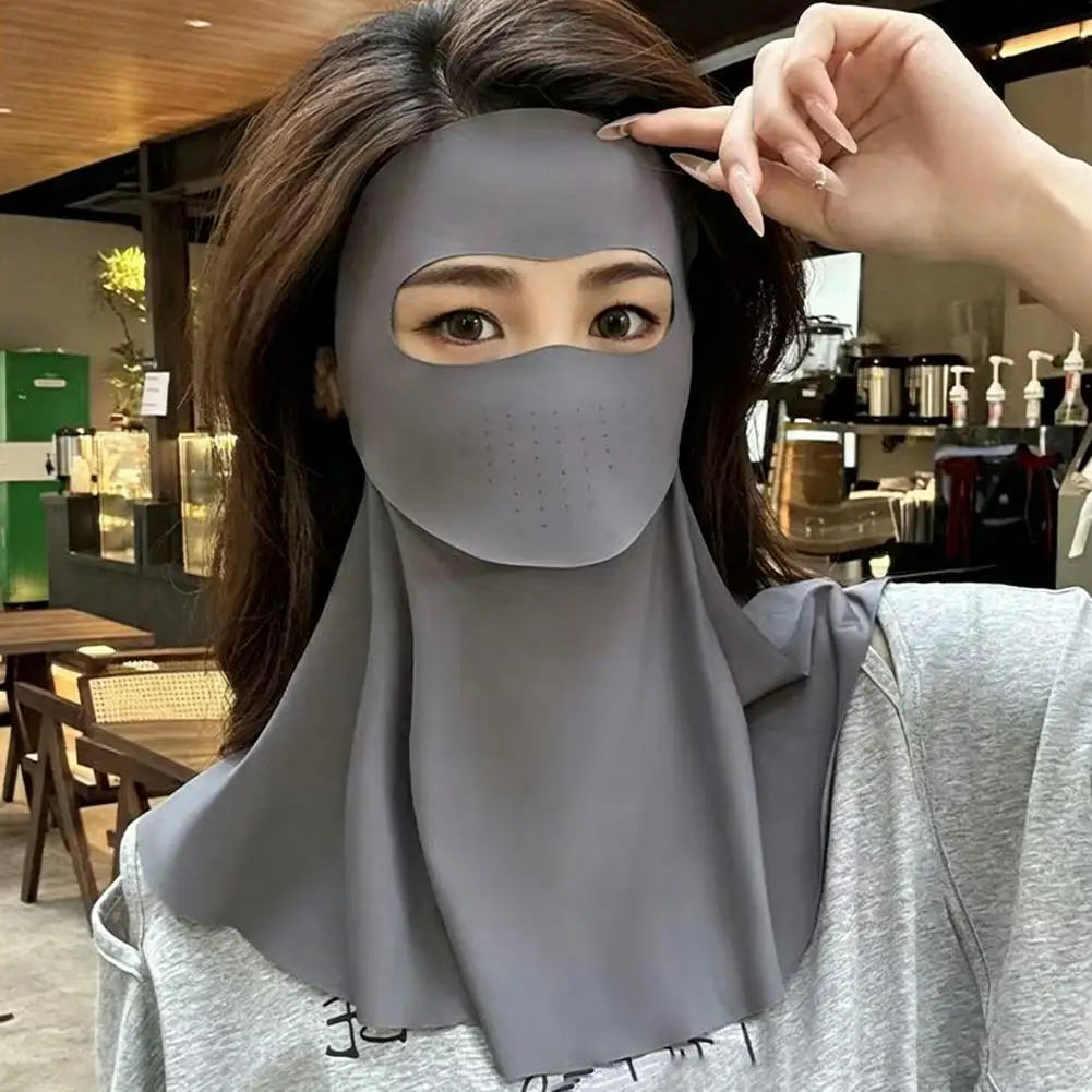 Comfortable Sun Protection Gear Breathable Uv Blocking Face Guard Sun Protection Mask for Cheeks Chin Ears Neck Outdoor Sports
