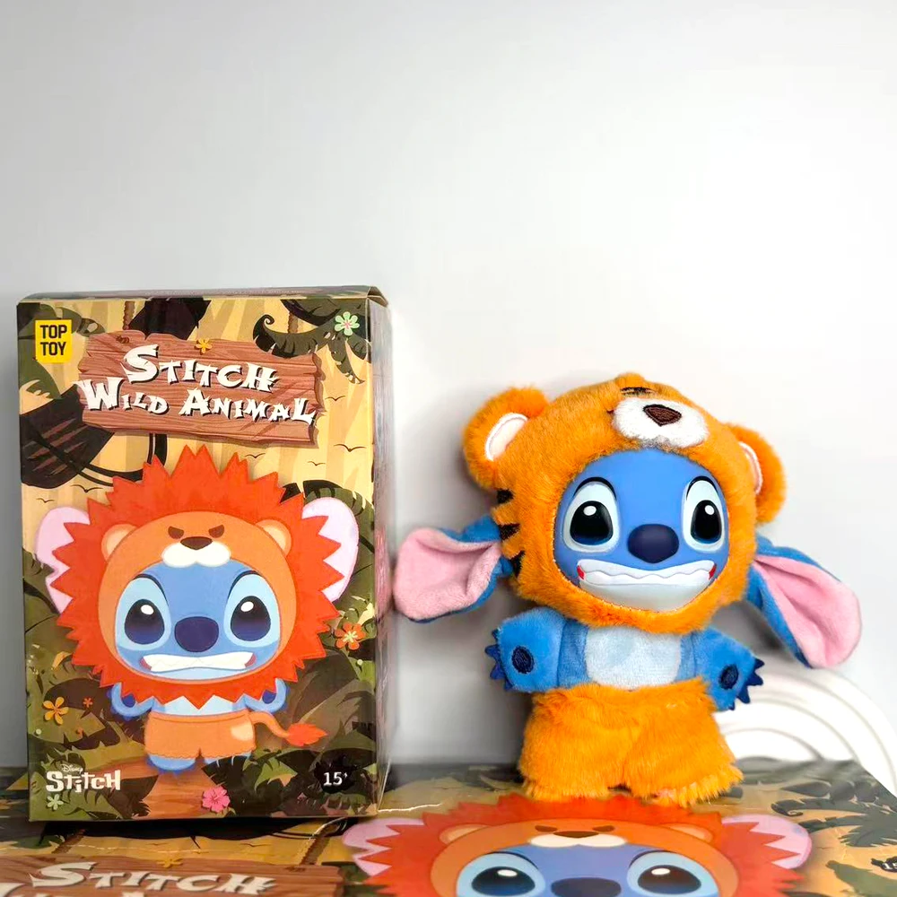 2026 ديزني ألعاب جديدة غرزة سلسلة الحيوانات البرية صندوق أعمى أفخم ألعاب الفينيل لطيف دمية صندوق غامض حقيبة قلادة ديكور هدية