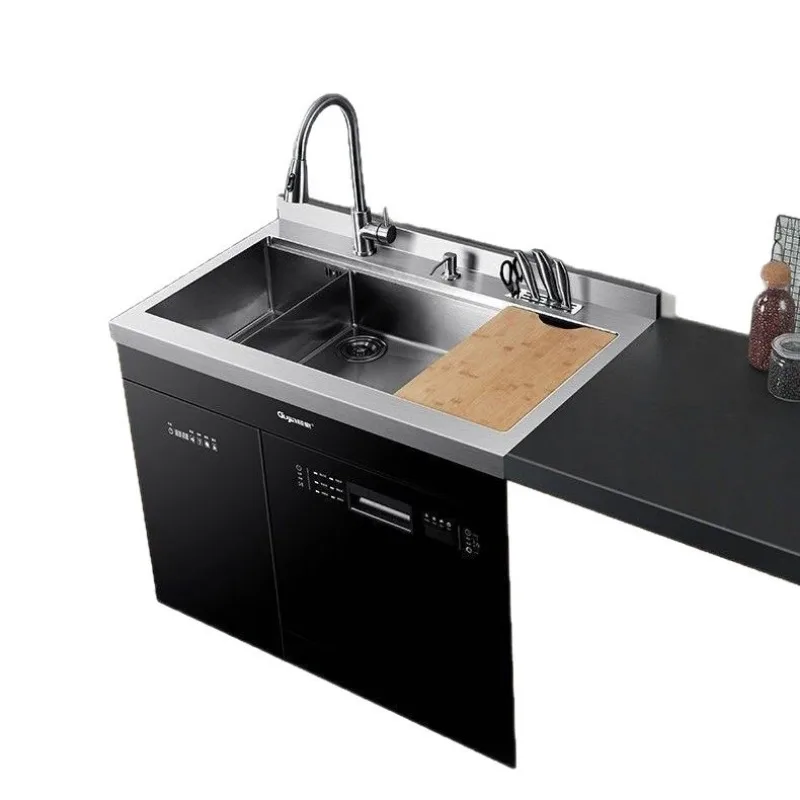 Integrated sink dishwasher Integrated automatic household dishwasher, ultrasonic independent 13 sets of disinfection
