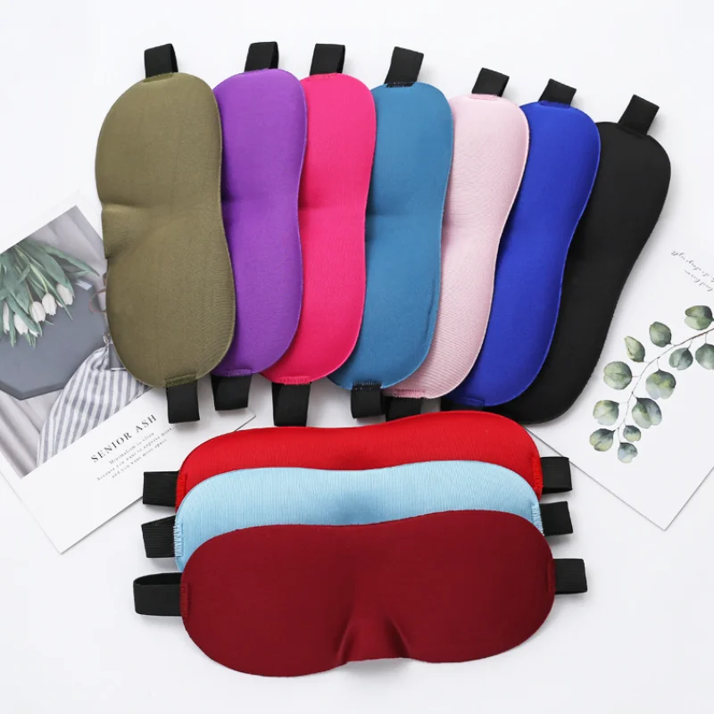 3D Eye patch Eye Mask Sleeping Block Out Light Soft Paded Sleep Rest Relax Aid Cover Patch Blind Fold Face Shade Eyeshade Patchs