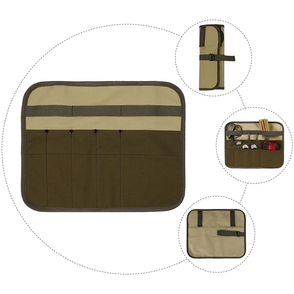 

1Pcs Lightweight Cutlery Bag Waterproof Material for Camping Picnic Outdoor Storage Organizer Picnic Bag Cookware Container