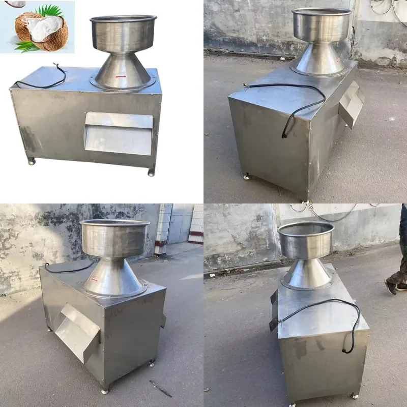 Industrial Electric Coconut Grinder Ginger Grinder Heavy Duty Stainless Steel Shredder Machine for Kitchen Commercial Use