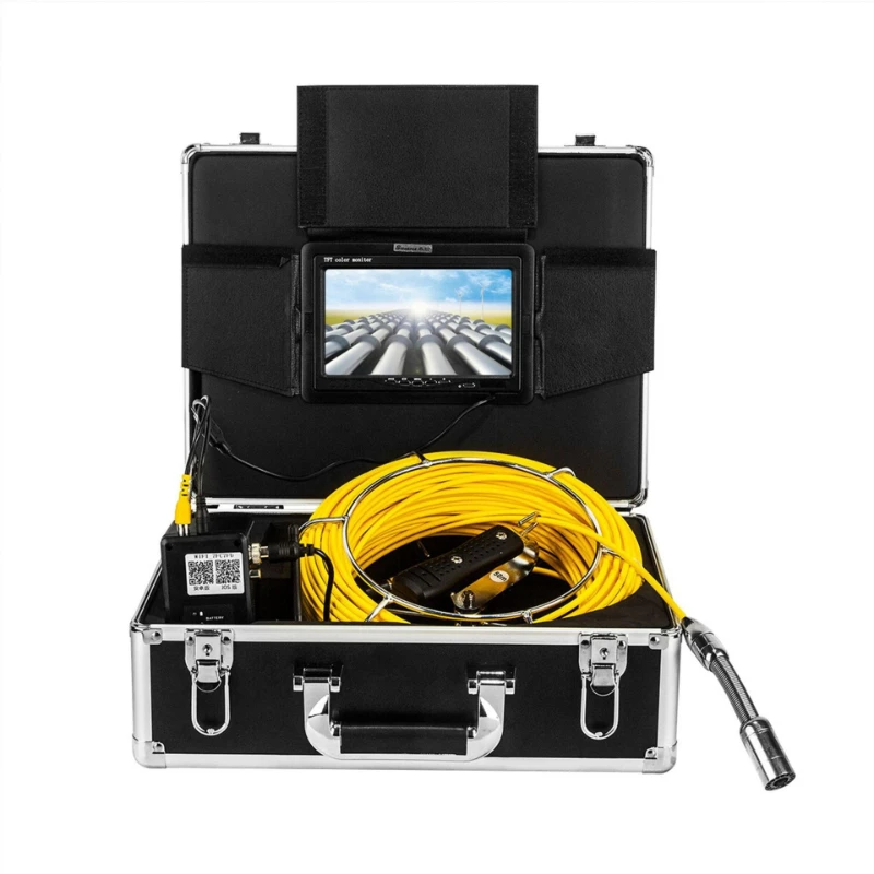 1080P highdefinition lens industrial pipeline inspection endoscope 7 inch 9 inch with screen IP68 waterproof pipeline inspection