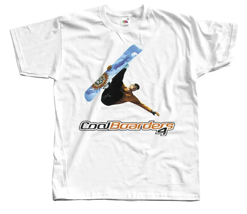 Cool Boarders 4,COMPUTER GAME, T-Shirt (YELLOW,LIGHT PINK,ZINK) All sizes S-5XL.