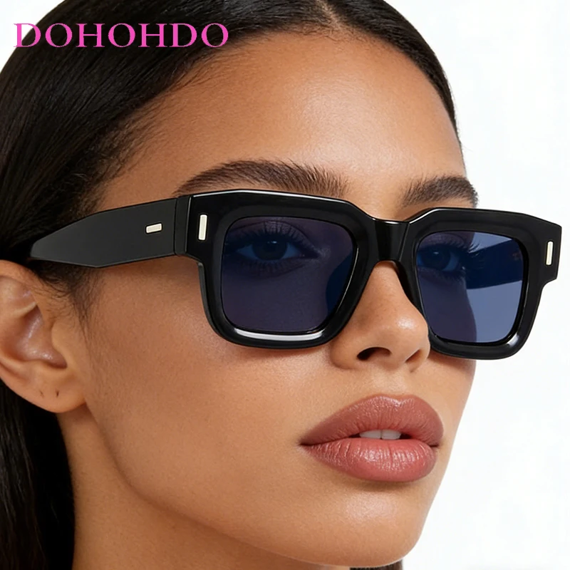 

DOHOHDO New Fashion Small Square Sunglasses Men Women Luxury Brand Eyewear Outdoors Vintage Sunglasses Male Goggles UV400 Oculos