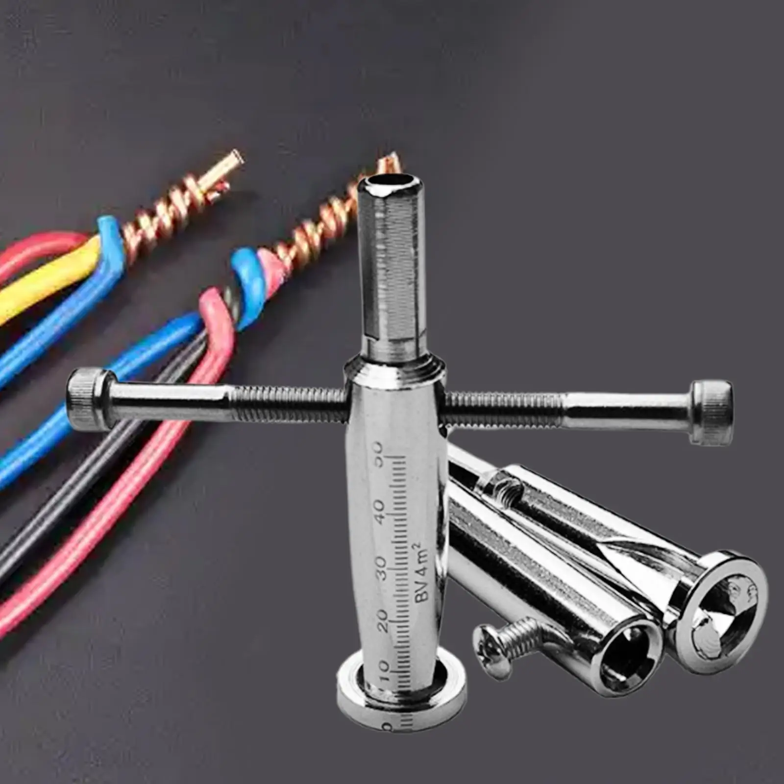 

2 Pieces Wire Twisting Tool Compact Efficient Sturdy Steel Power Tool Accessories with Extension Rod Stripping and Twist Cable