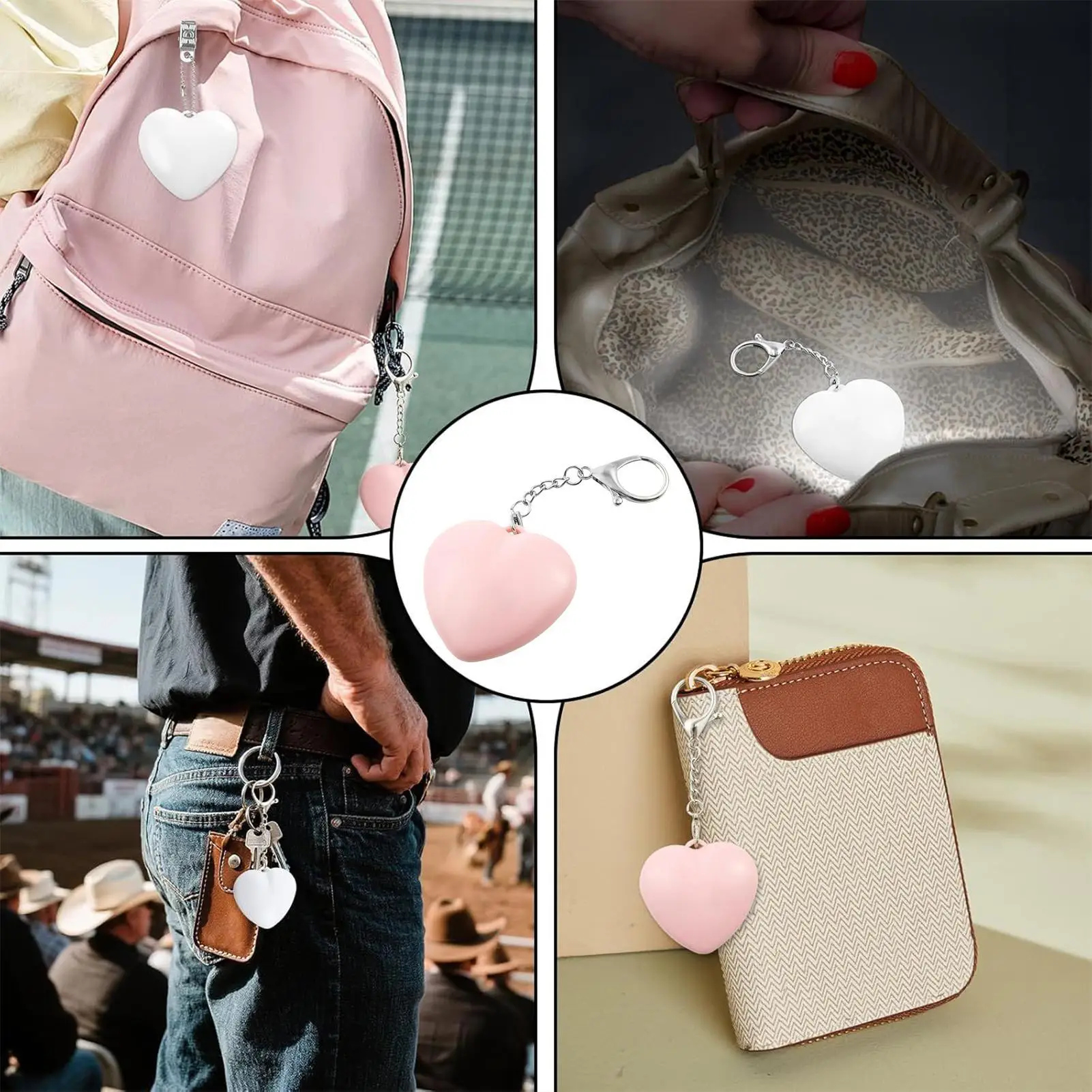 1 قطعة حقيبة يد المحفظة الحب ضوء مصباح الزخرفية مع جهاز الاستشعار التلقائي هدية فكرة العنصر الأساسي للحقائب النسائية