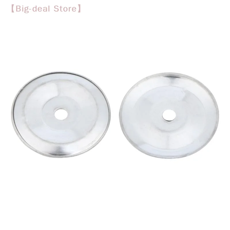 【M】50pcs Tambourine Ring Cymbals Ching Rings Percussion Instrument Drum Ring Double Row Rattle Drum Rings Accessories