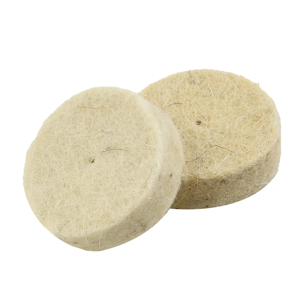33Pcs/Pack Buffing Wheel Kit Polishing Wheel 3mm Wool Wheels Rotary Tool Accessories For Electric Grinder Felt Sanding Discs