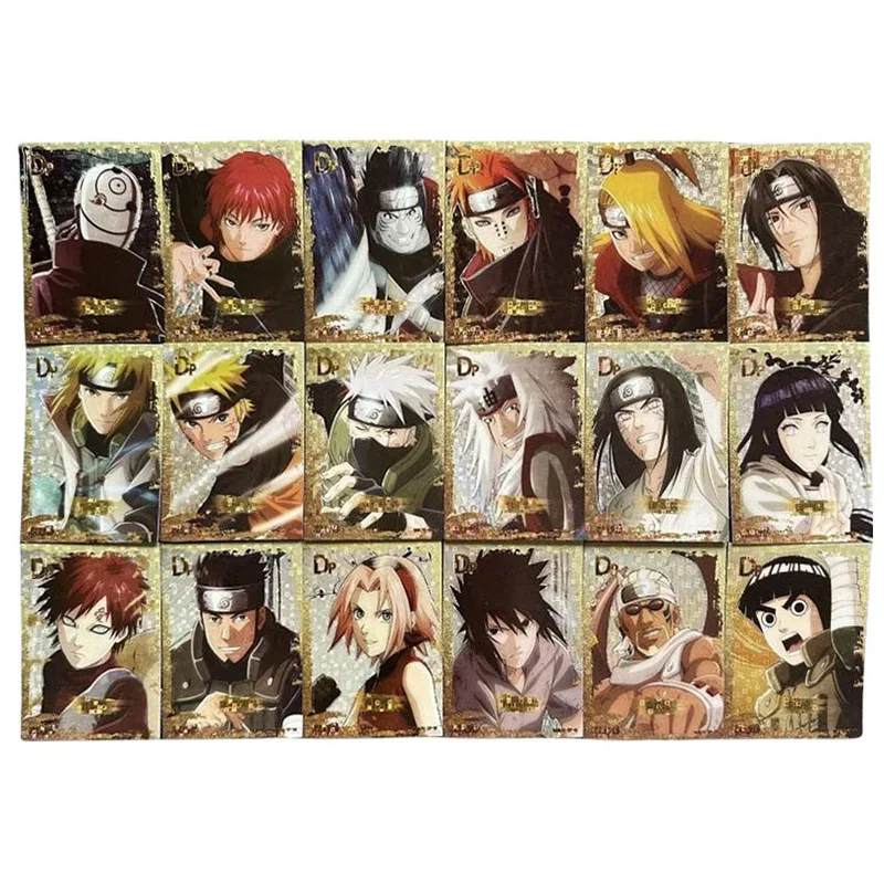 Anime NARUTO Rare CP BR TP XP LP DR QR DP ZR Refraction Game Card Tsunade Tenten Toys for boys Collectible Card Birthday Present