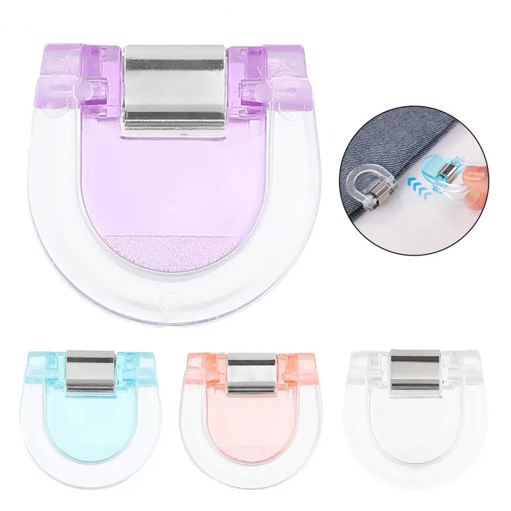 Quick Fix Pants Length Clip 2pcs Pants Leg Shortening Clips No Sewing Hem Adjustment Tools Reusable Plastic Trousers Jeans