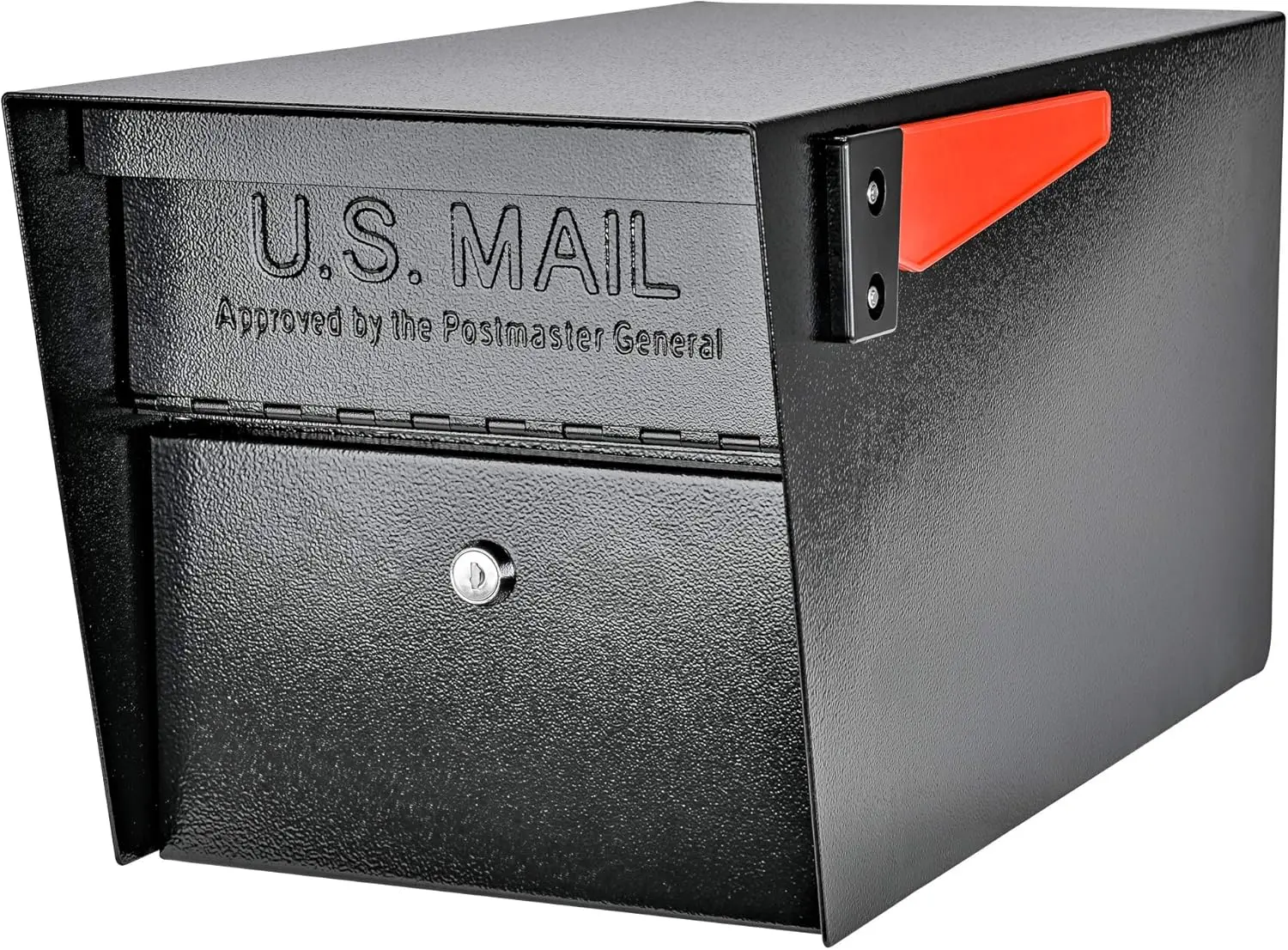 Mail Boss 7506 Mail Manager Security Mailbox and 7121 Mounting Post Black Garden Supplies