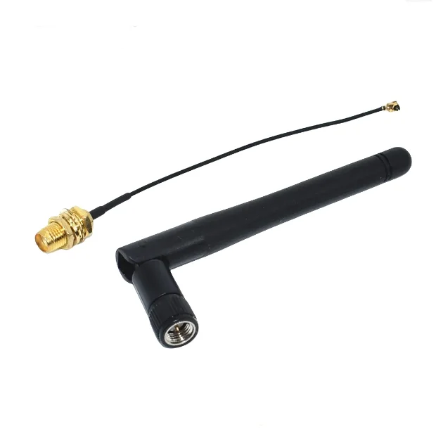 2.4G WIFI Module IPEX to SMA Female External Antenna Adapter with SMA Male Antenna