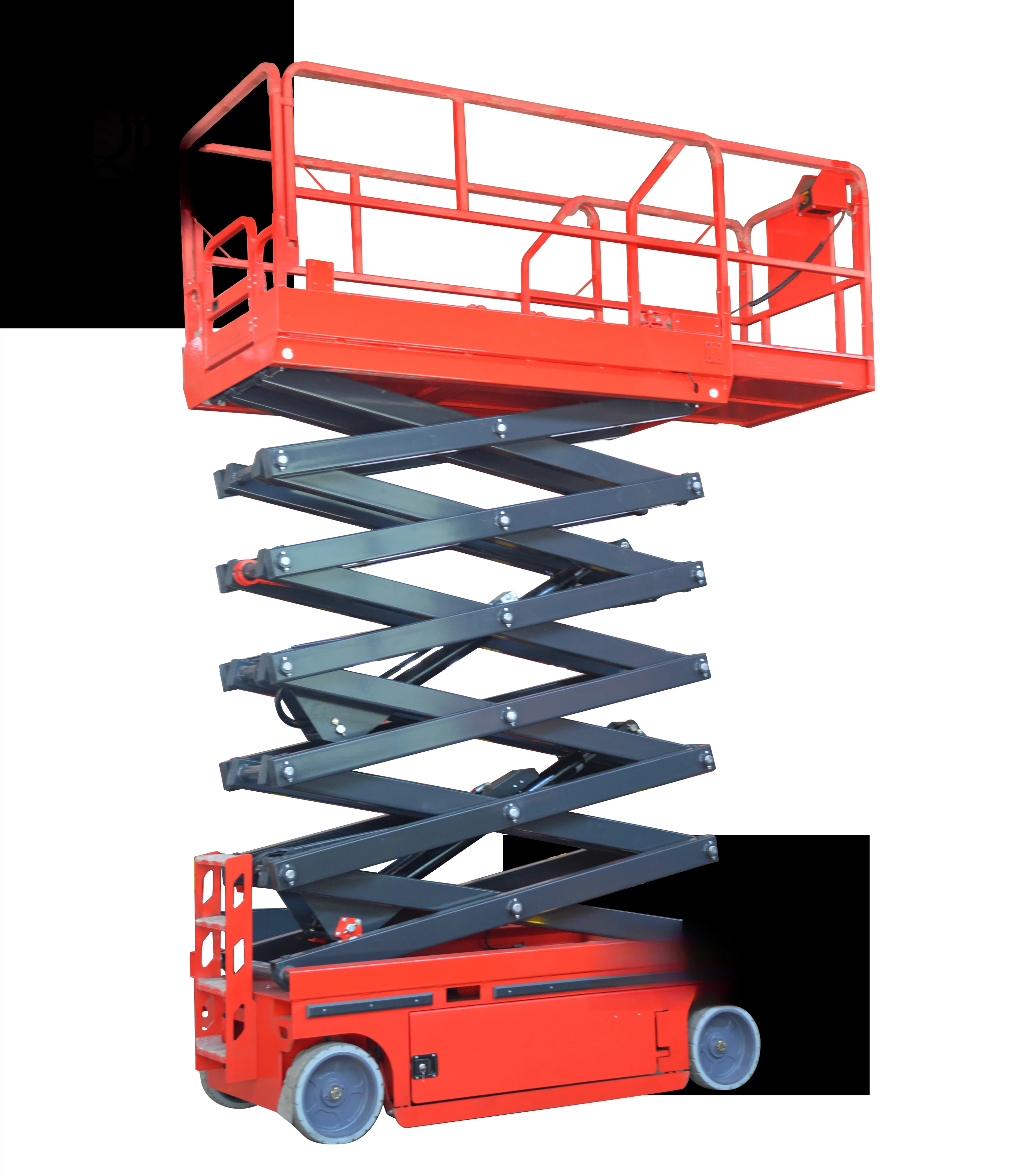 Hot-selling cheap 8M hydraulic self-propelled diesel power scissor lift mobile platform 2100x2200mm table size 4 people load