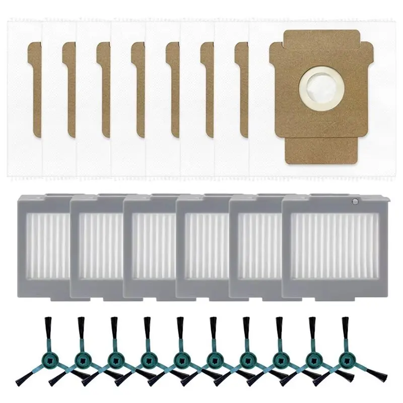 Robot Vacuum Cleaner Replacement Parts Kit For Roomba Max 705 Includes Filters Bags& Side Brushes Accessories