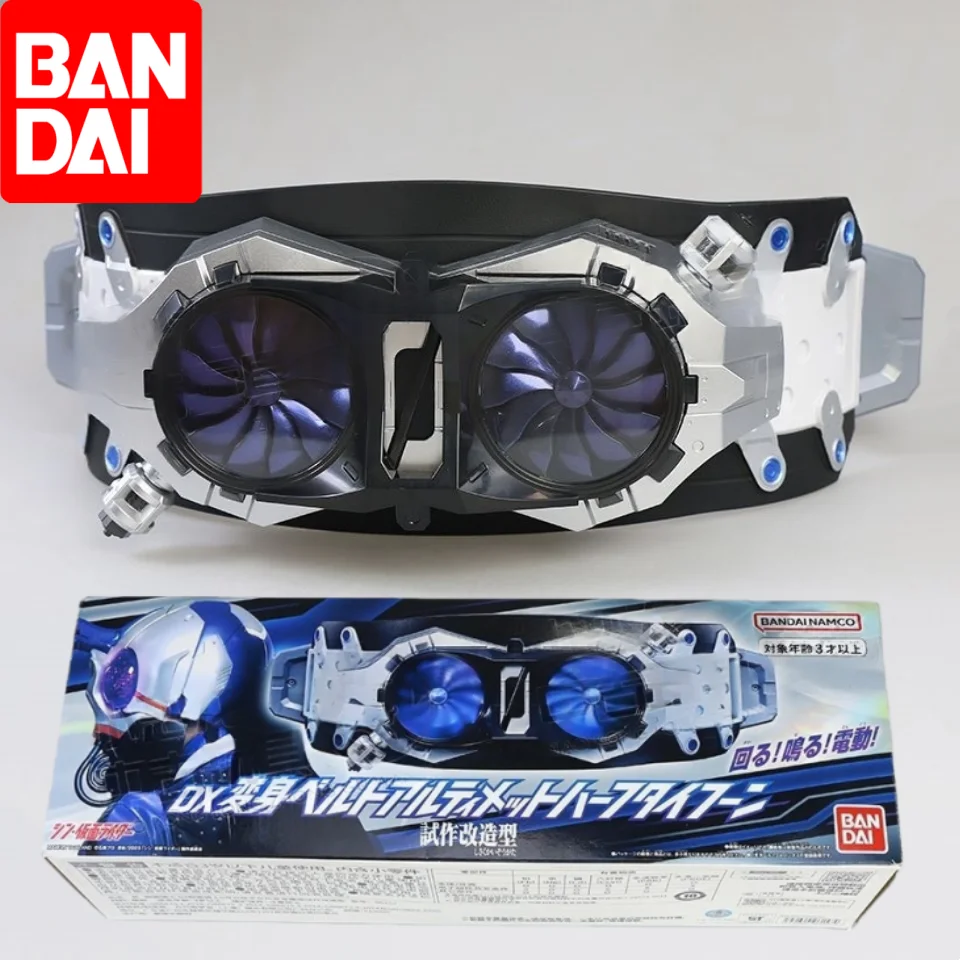 

Bandai Genuine Dx Shin Kamen Rider Anime Figure Masked Rider No.0 Ultimate Half Typhoon Toys Birthday Gift Collectible Model Toy