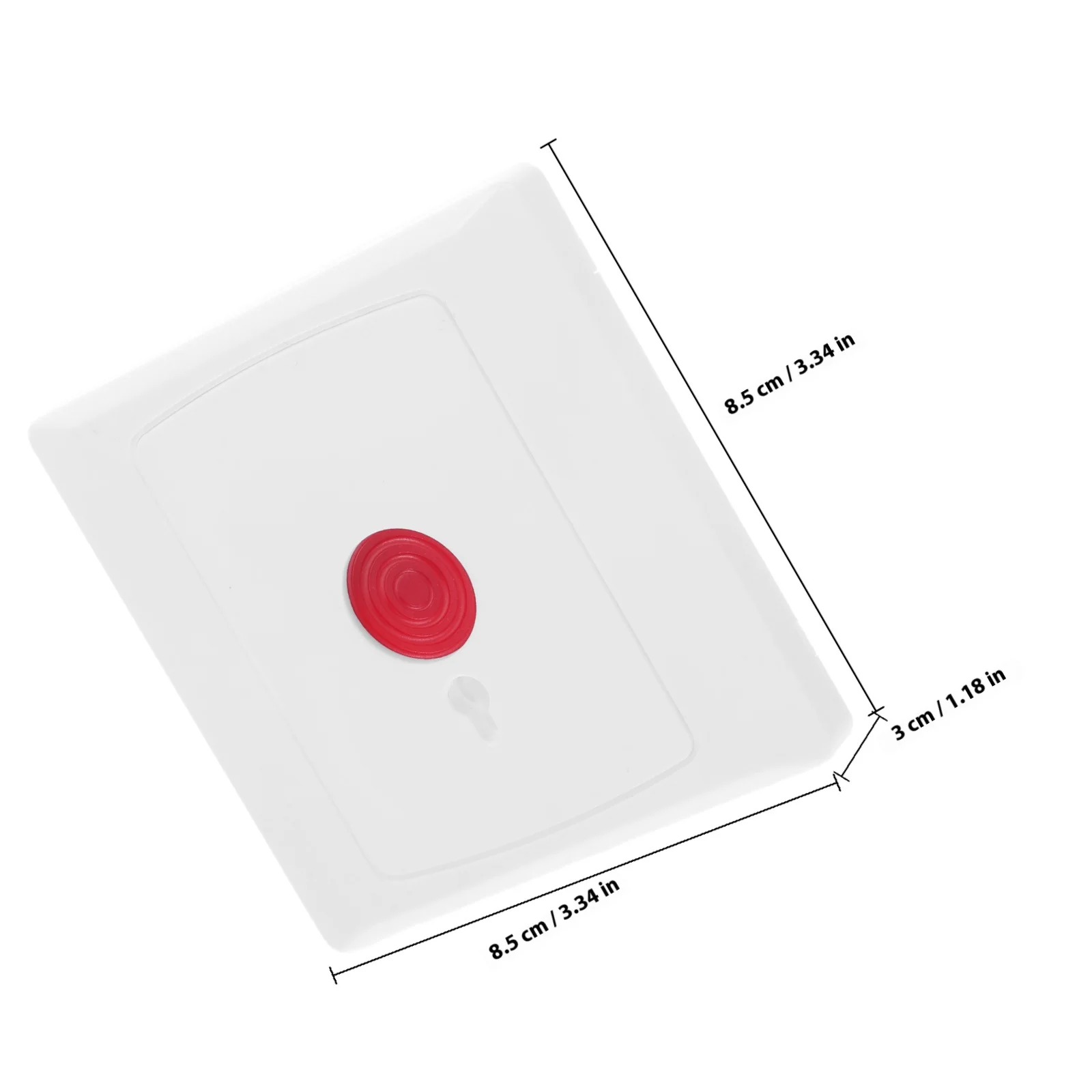 صندوق تبديل زر إيقاف الطوارئ الأحمر المقاوم للماء، محطة إنذار سرقة الحريق، جهاز أمان سهل التشغيل للاستخدام المنزلي