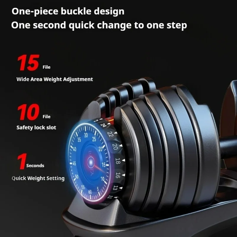 Dumbbells men and women home fitness equipment Dumbbells with rubber coating and adjustable weight Body Building Large Fitness