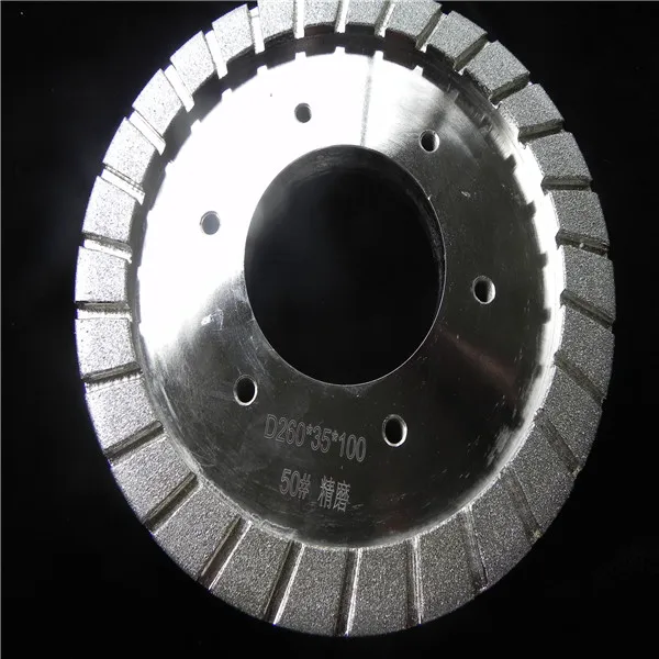 OEM 300mm Berlian Roda Gerinda Piring Cakram Bantalan Rem Sepatu Rem Penggiling Rem Roda Chamfering
