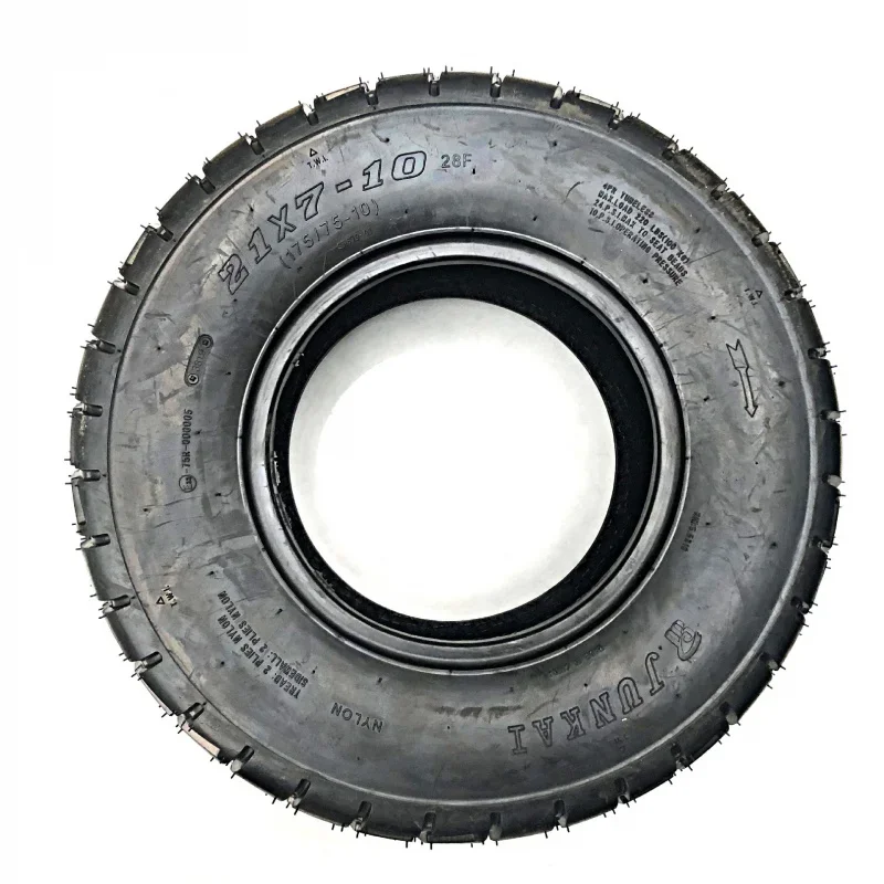 Four-Wheel Kart ATV Tire 21*7-10 Inch Road Tire 10 Inch Vacuum Wear-Resistant Road Tire